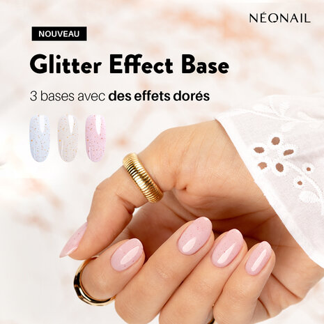 Glitter Effect Base - Nude Sparkle