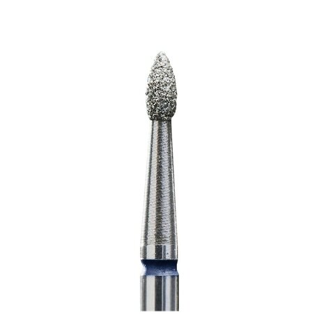  Diamond Nail Drill Bit, Pointed &quot;Bud&quot; , Blue, Head Diameter 1.8 Mm, Working Part 4 Mm