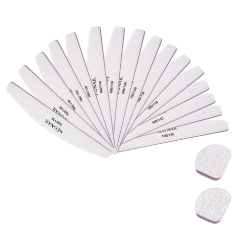 Nail File Grey Arc 100/150 (25 stuks) 