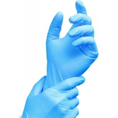 Nitryl Gloves - BLUE LARGE